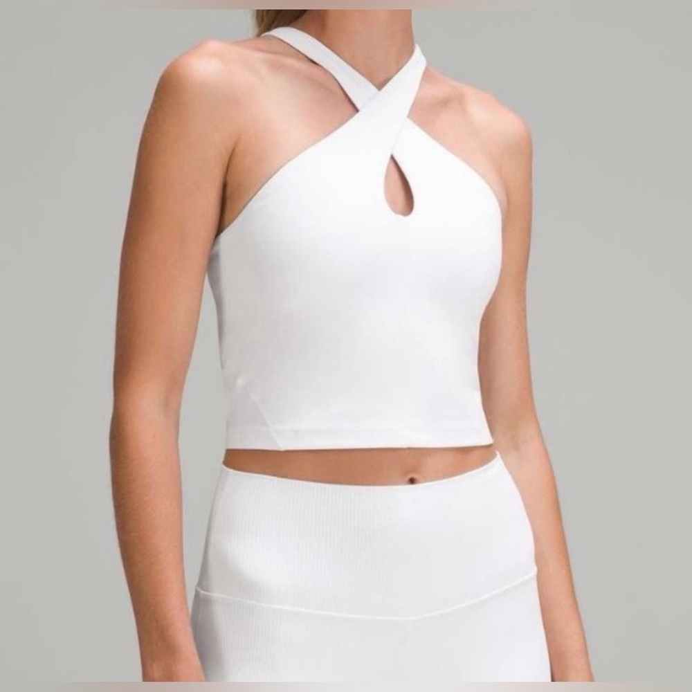 Lululemon Align Keyhole Halter Tank 4 White
